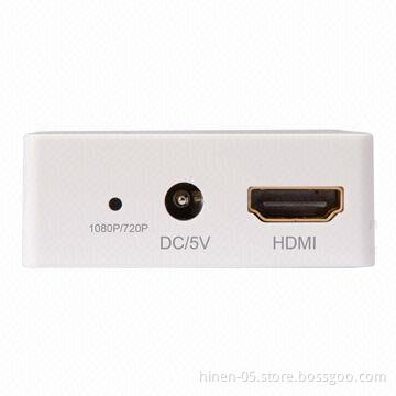 VGA + Stereo to HDMI W/Scaler/Converter (Mini, Supports/HDMI 8bit per channel-24 bit all channel